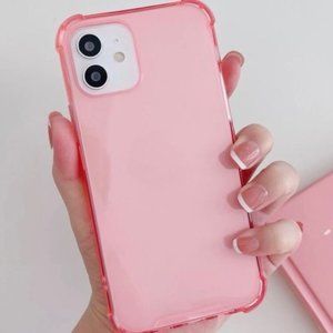 Clear Pink iPhone 12 Pro Max Phone Case